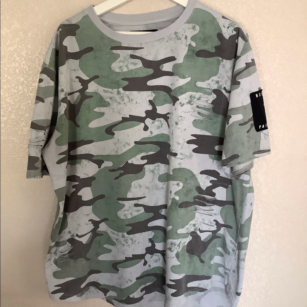 Masterpiece Five by Five Men’s Gray T-Shirt